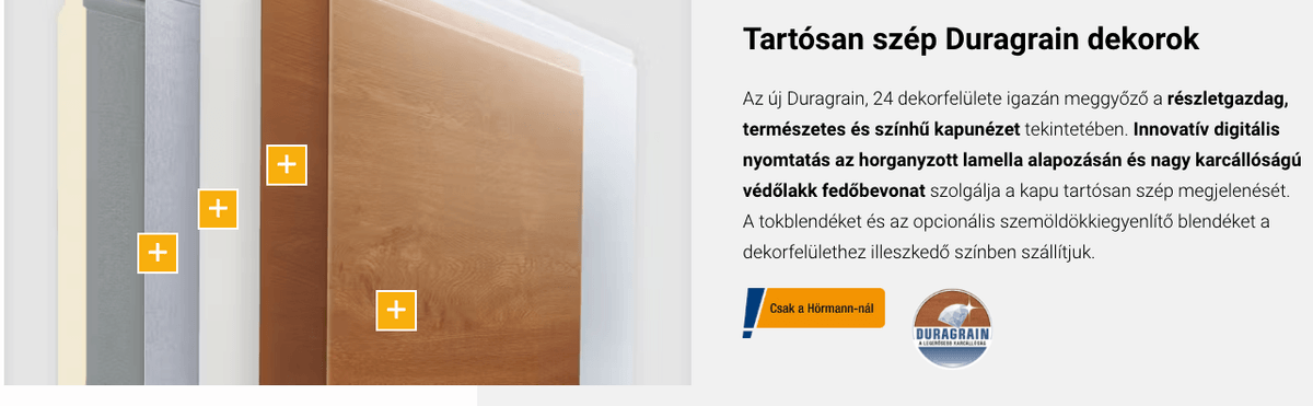 Szekcionált garázskapu