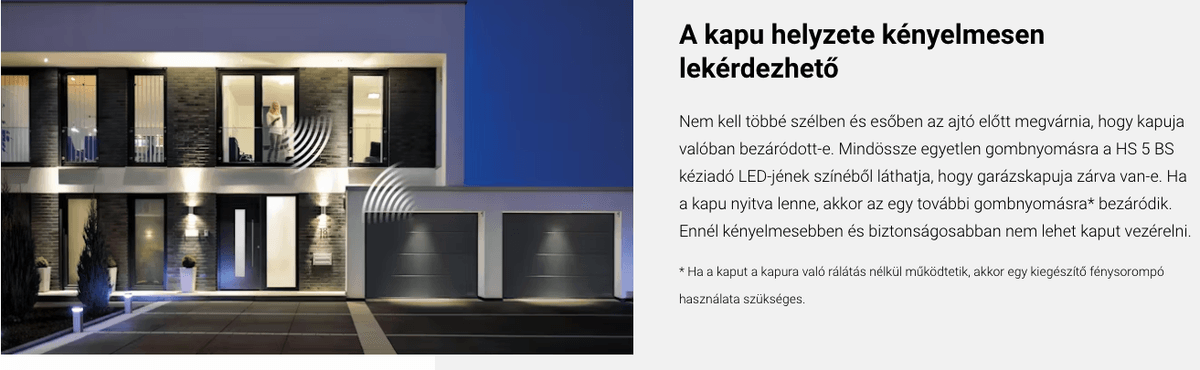 Billenő garázskapu